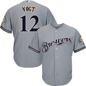 Outstanding Brewers #12 Stephen Vogt Grey Cool Base Stitched Youth MLB Jersey Be among the first buyers Order now to enjoy top notch quality