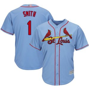 Outstanding Cardinals #1 Ozzie Smith Light Blue Cool Base Stitched Youth MLB Jersey Be among the first buyers Order now to enjoy top notch quality