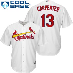 Outstanding Cardinals #13 Matt Carpenter White Cool Base Stitched Youth MLB Jersey For a short time available Grab yours quickly to own a team jersey