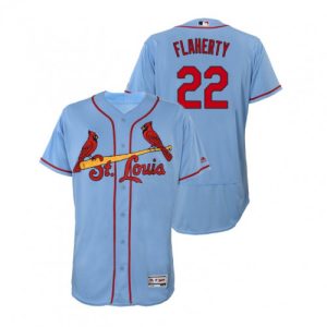 Outstanding Cardinals #22 Jack Flaherty Light Blue Flexbase Authentic Collection Stitched MLB Jersey