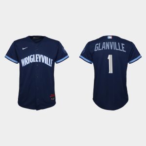 Outstanding Chicago Cubs #1 Doug Glanville Youth Nike 2021 City Connect Navy MLB Jersey Limited stock Order now to show your love for your team