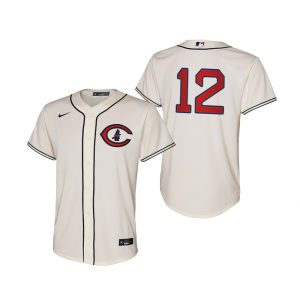 Outstanding Chicago Cubs #12 Codi Heuer Youth 2022 Field of Dreams MLB Game Jersey   Cream Limited stock Order now to show your love for your team