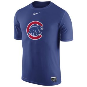Outstanding Chicago Cubs Nike Authentic Collection Legend Logo 1.5 Performance T Shirt Royal