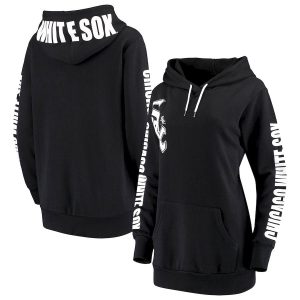 Outstanding Chicago White Sox G III 4Her by Carl Banks Women's 12th Inning Pullover Hoodie Black