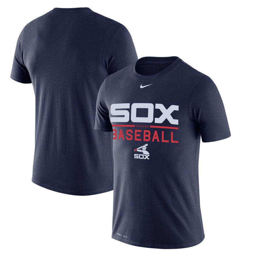 Outstanding Chicago White Sox Nike Practice Performance T Shirt Navy