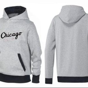 Outstanding Chicago White Sox Pullover Hoodie Grey