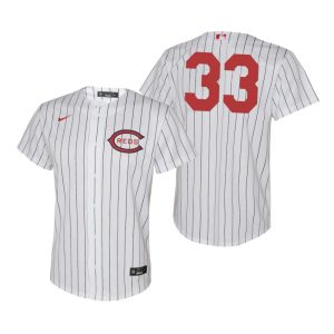 Outstanding Cincinnati Reds #33 Aramis Garcia Youth 2022 Field of Dreams MLB Game Jersey   White Retailers boost your inventory Order now to meet customer demand