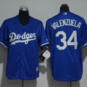 Outstanding Dodgers #34 Fernando Valenzuela Blue Cool Base Stitched Youth MLB Jersey For a short time available Grab yours quickly to own a team jersey