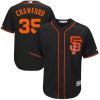 Outstanding Giants #35 Brandon Crawford Black Alternate Stitched Youth MLB Jersey For a short time available Grab yours quickly to own a team jersey