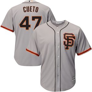 Outstanding Giants #47 Johnny Cueto Grey Road 2 Cool Base Stitched Youth MLB Jersey Sports enthusiasts seize this opportunity Order now to feel the game excitement