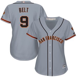 Outstanding Giants #9 Brandon Belt Grey Road Women's Stitched MLB Jersey Hurry Exclusive offer Place your order immediately for a great jersey