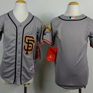 Outstanding Giants Blank Grey Road 2 Cool Base Stitched Youth MLB Jersey Retailers boost your inventory Order now to meet customer demand