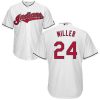 Outstanding Guardians #24 Andrew Miller White Home Stitched Youth MLB Jersey Collectors this is a must have Add it to your collection by ordering