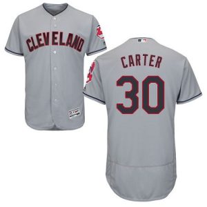 Outstanding Guardians #30 Joe Carter Grey Flexbase Authentic Collection Stitched MLB Jersey