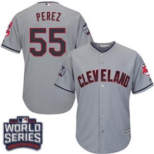 Outstanding Guardians #55 Roberto Perez Grey Road 2016 World Series Bound Stitched Youth MLB Jersey Hurry Exclusive offer Place your order immediately for a great jersey