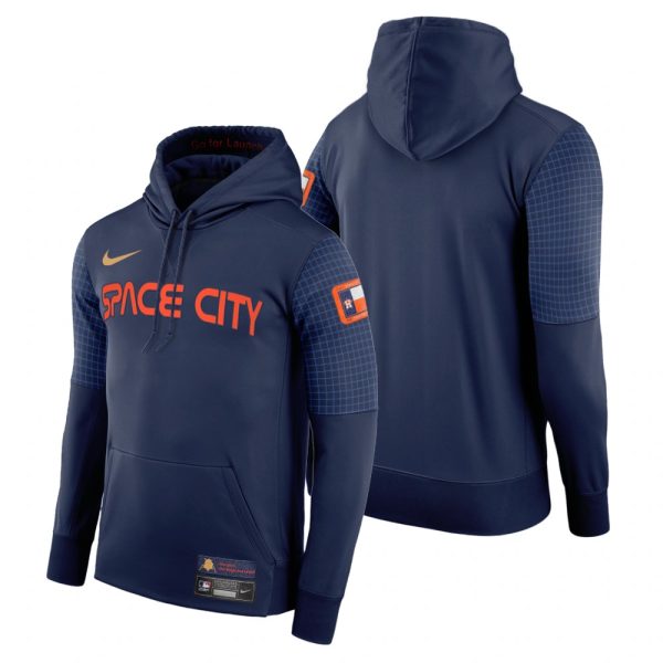 Outstanding Houston Astros Blank 2022 City Connect Navy Hoodie