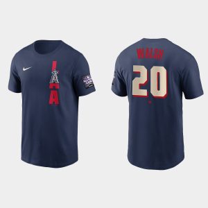 Outstanding Los Angeles Angels #20 Jared Walsh Men's 2021 MLB All Star Game Navy T Shirt With high demand Don't miss out Order now to wear your team colors