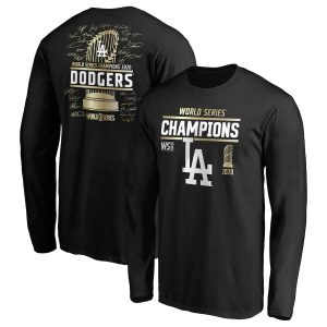Outstanding Los Angeles Dodgers 2020 World Series Champions Signature Roster Long Sleeve T Shirt Black Hurry Exclusive offer Place your order immediately for a great jersey