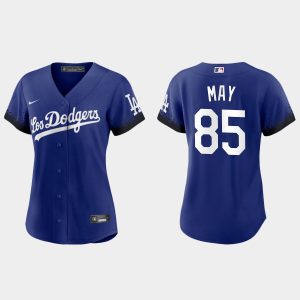 Outstanding Los Angeles Dodgers #85 Dustin May Nike Women's 2021 City Connect MLB Jersey Royal Retailers boost your inventory Order now to meet customer demand
