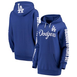 Outstanding Los Angeles Dodgers G III 4Her by Carl Banks Women's Extra Innings Pullover Hoodie Royal