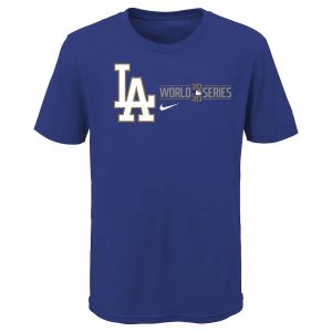 Outstanding Los Angeles Dodgers Nike Youth 2020 World Series Bound Authentic Collection T Shirt Royal Collectors this is a must have Add it to your collection by ordering