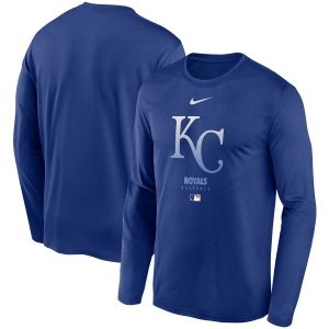 Outstanding Men's Kansas City Royals Nike Royal Authentic Collection Legend Performance Long Sleeve T Shirt Retailers boost your inventory Order now to meet customer demand