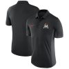 Outstanding Men's Miami Marlins Nike Black Franchise Polo