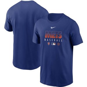Outstanding Men's New York Mets Nike Royal Authentic Collection Team Performance T Shirt