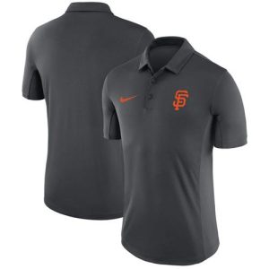 Outstanding Men's San Francisco Giants Nike Anthracite Franchise Polo
