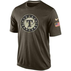 Outstanding Men's Texas Rangers Salute To Service Nike Dri FIT T Shirt