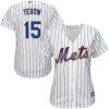 Outstanding Mets #15 Tim Tebow White(Blue Strip) Home Women's Stitched MLB Jersey Be among the first buyers Order now to enjoy top notch quality