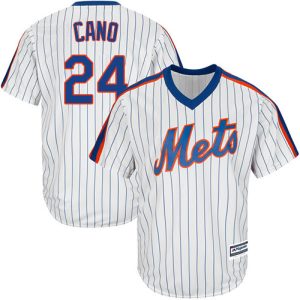 Outstanding Mets #24 Robinson Cano White(Blue Strip) Alternate Cool Base Stitched Youth MLB Jersey With high demand Don't miss out Order now to wear your team colors