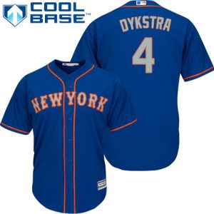 Outstanding Mets #4 Lenny Dykstra Blue(Grey NO.) Cool Base Stitched Youth MLB Jersey Be among the first buyers Order now to enjoy top notch quality