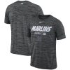 Outstanding Miami Marlins Nike Authentic Collection Velocity Team Issue Performance T Shirt Black