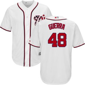 Outstanding Nationals #48 Javy Guerra White New Cool Base Stitched Youth MLB Jersey Collectors this is a must have Add it to your collection by ordering