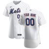 Outstanding New York Mets Custom Men's Nike White Home 2020 Authentic Player MLB Jersey