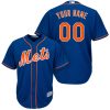 Outstanding New York Mets Majestic Cool Base Custom Jersey Royal