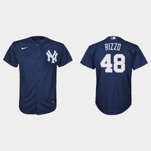 Outstanding New York Yankees #48 Anthony Rizzo Youth Nike Navy Alternate Jersey Sports enthusiasts seize this opportunity Order now to feel the game excitement