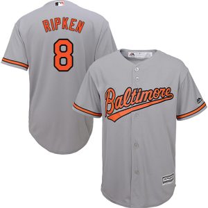 Outstanding Orioles #8 Cal Ripken Grey Cool Base Stitched Youth MLB Jersey Sports enthusiasts seize this opportunity Order now to feel the game excitement