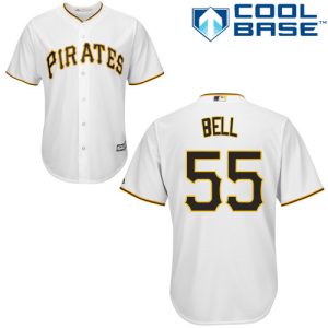 Outstanding Pirates #55 Josh Bell White Cool Base Stitched Youth MLB Jersey Act fast Only a few left Secure yours today