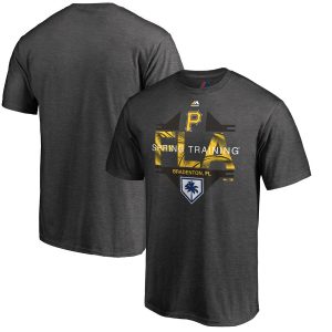 Outstanding Pittsburgh Pirates Majestic 2019 Spring Training Grapefruit League Winner Big & Tall T Shirt Gray