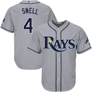 Outstanding Rays #4 Blake Snell Grey Cool Base Stitched Youth MLB Jersey Collectors this is a must have Add it to your collection by ordering