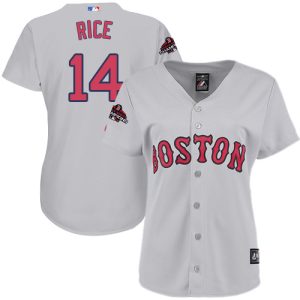 Outstanding Red Sox #14 Jim Rice Grey Road 2018 World Series Champions Women's Stitched MLB Jersey With high demand Don't miss out Order now to wear your team colors