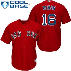 Outstanding Red Sox #16 Jarren Duran Red New Cool Base Stitched MLB Jersey