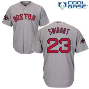 Outstanding Red Sox #23 Blake Swihart Grey Cool Base 2018 World Series Champions Stitched Youth MLB Jersey For a short time available Grab yours quickly to own a team jersey