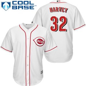 Outstanding Reds #32 Matt Harvey White Cool Base Stitched Youth MLB Jersey Hurry Exclusive offer Place your order immediately for a great jersey
