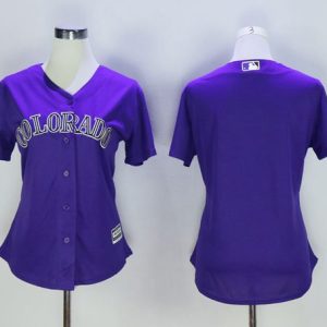 Outstanding Rockies Blank Purple Women's Alternate Stitched MLB Jersey For a short time available Grab yours quickly to own a team jersey