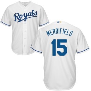 Outstanding Royals #15 Whit Merrifield White Cool Base Stitched Youth MLB Jersey Be among the first buyers Order now to enjoy top notch quality