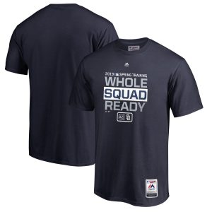 Outstanding San Diego Padres Majestic 2019 Spring Training Authentic Collection T Shirt Navy