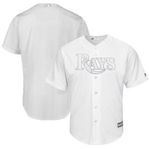 Outstanding Tampa Bay Rays Blank Majestic 2019 Players' Weekend Cool Base Team Jersey White